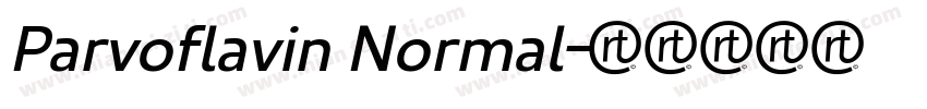 Parvoflavin Normal字体转换